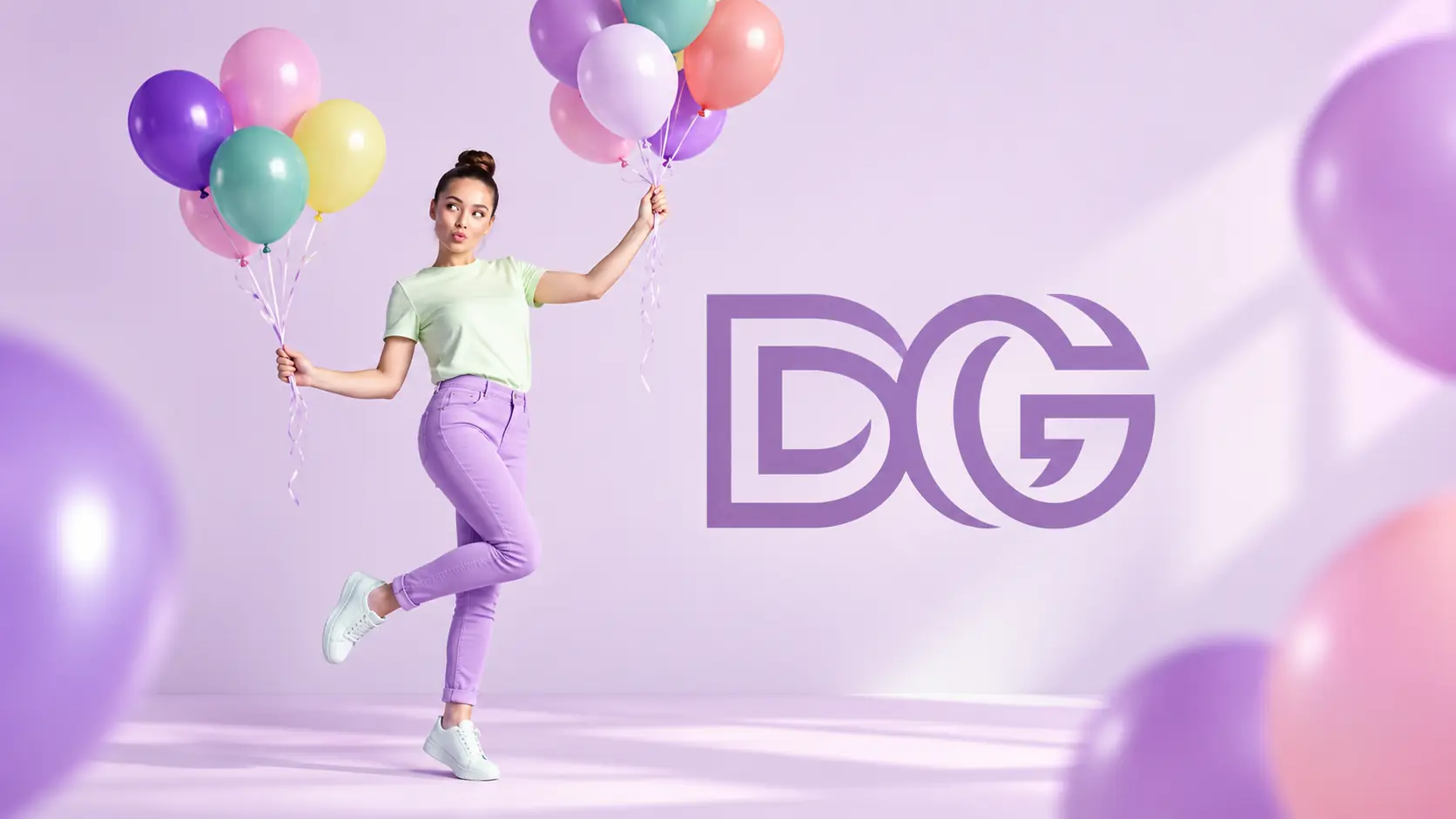 DIPA Group — visual branding con palloncini